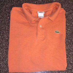 Lacoste orange polo shirt Size: 8 (US XXL)